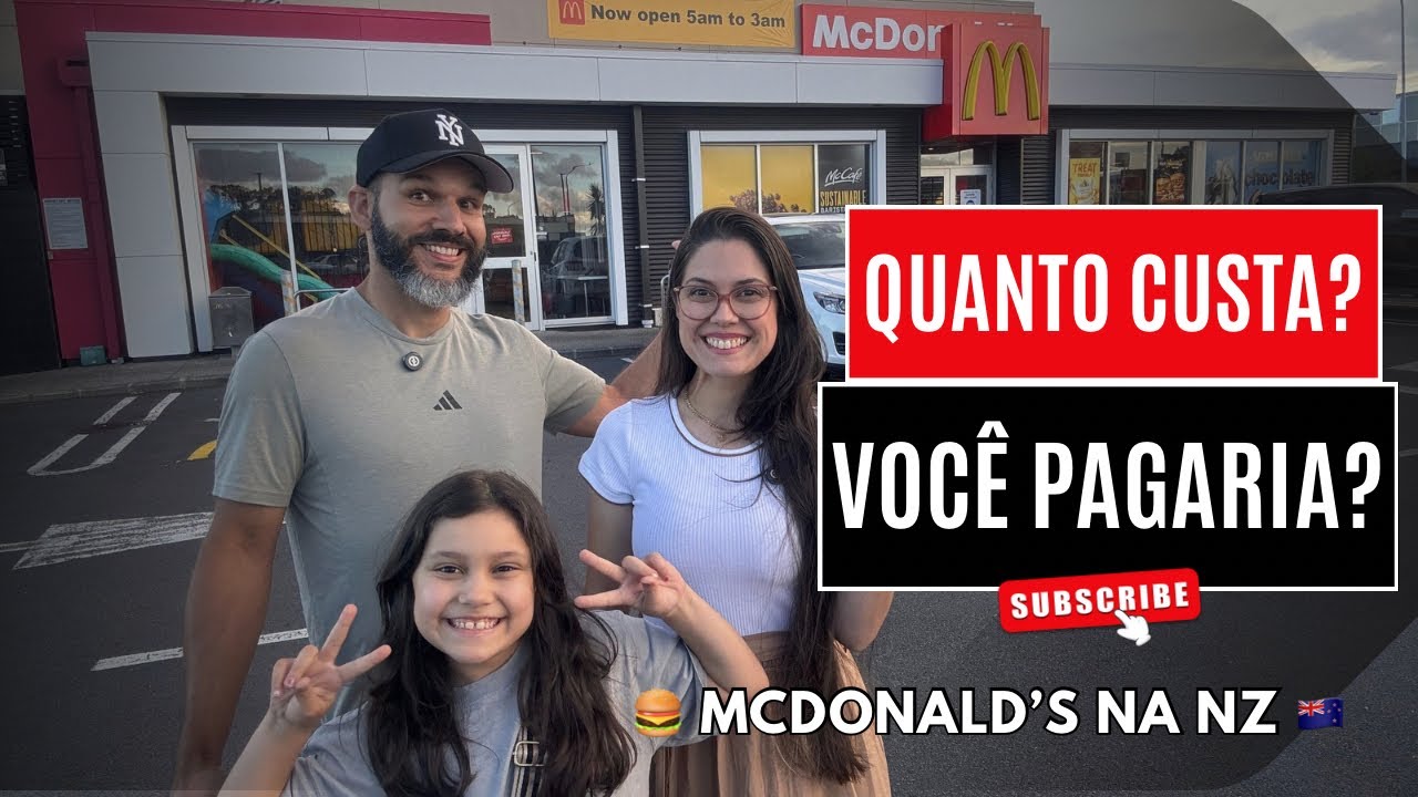 🇳🇿 Quanto custa comer no McDonald’s na Nova Zelândia?