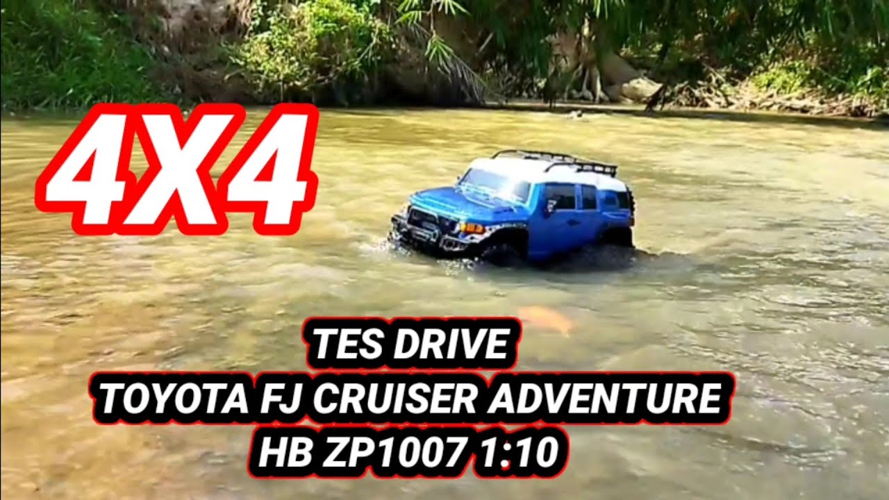 TES DRIVE TOYOTA FJ CRUISER  Rc ADVENTURE 4X4 HB ZP-1007 1:10#1