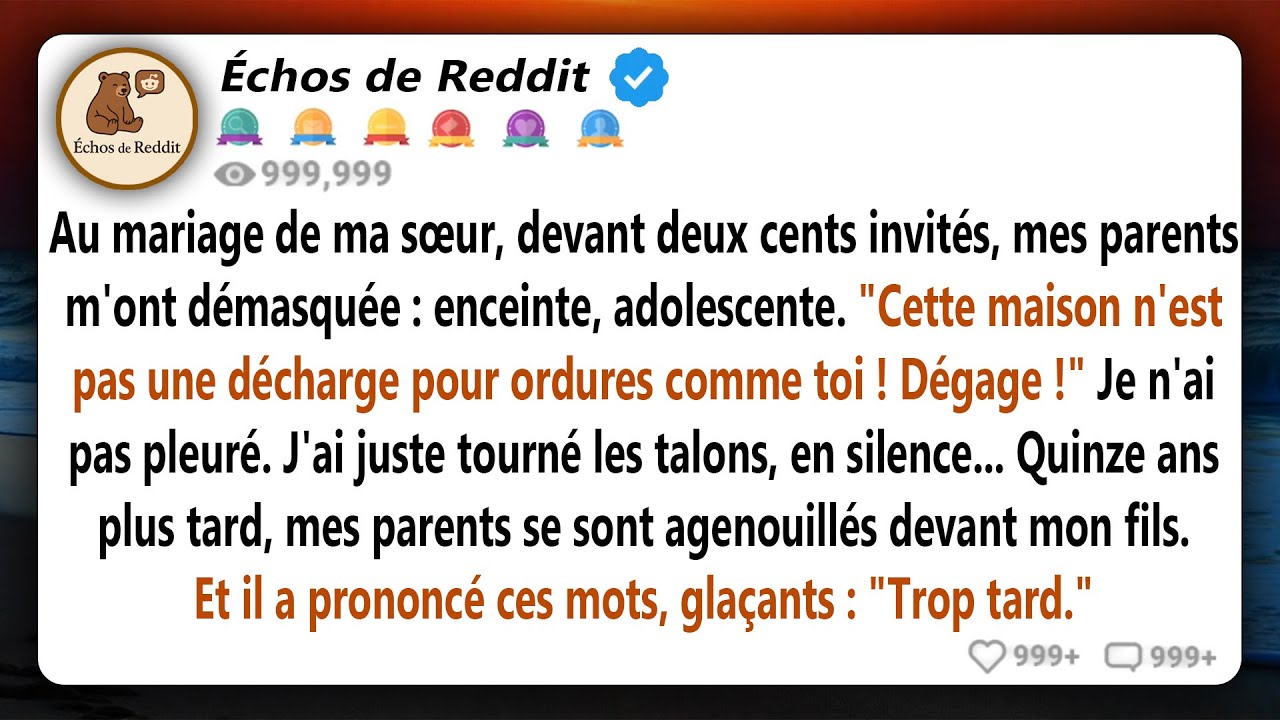 J'étais enceinte, alors mes parents m'ont chassée de la maison en seconde - Mais mon fils a fini par