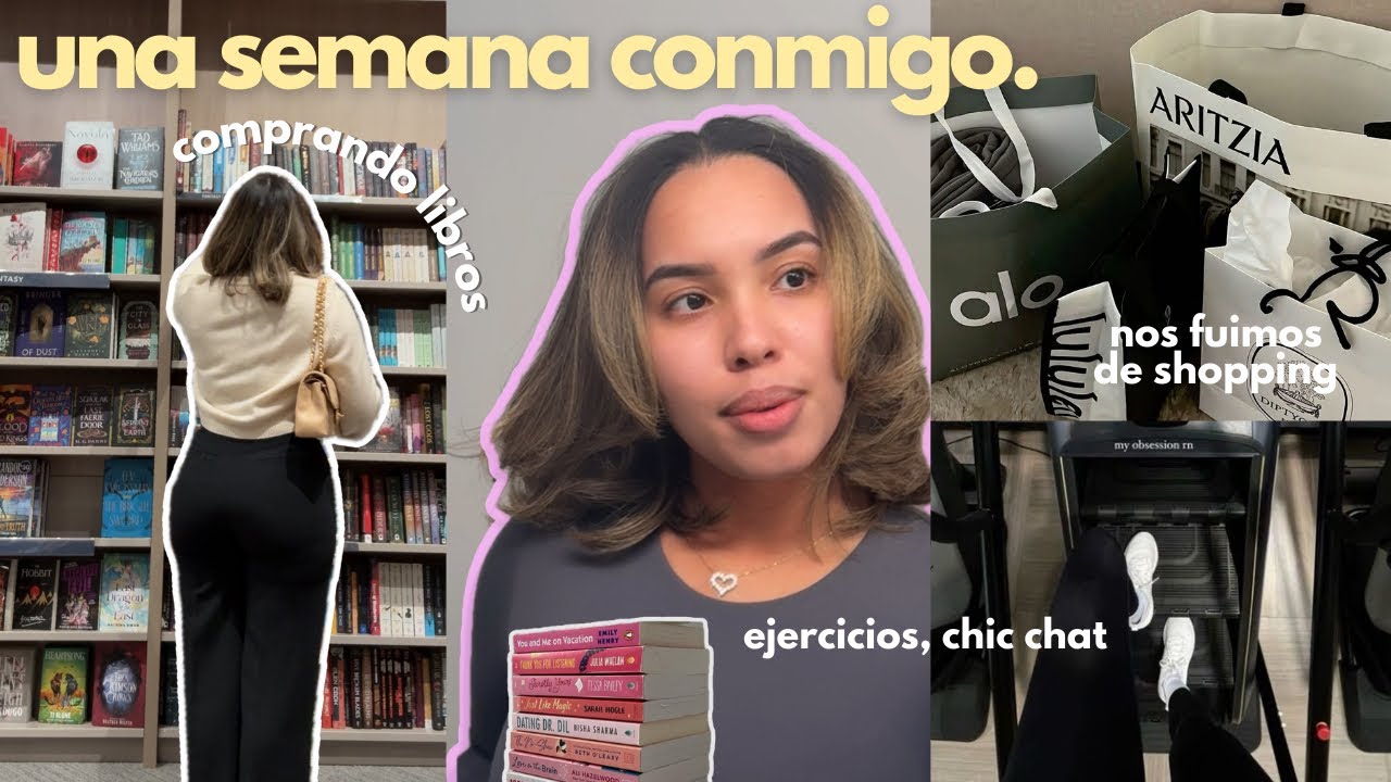 vlog: sintiendome como yo misma otra vez 🎀 book shopping, ropa nueva y maquillaje
