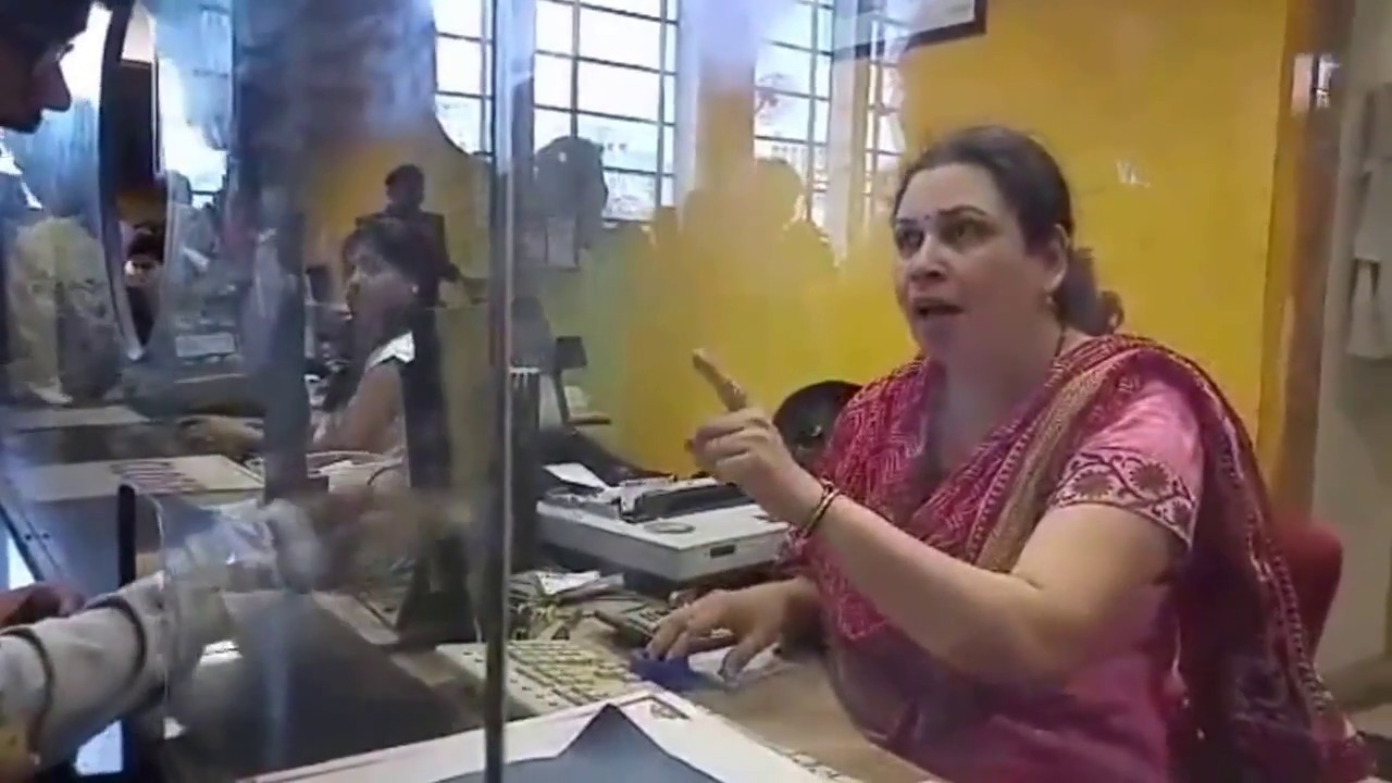 A Heated Argument At The Railway Ticket reservation Counter