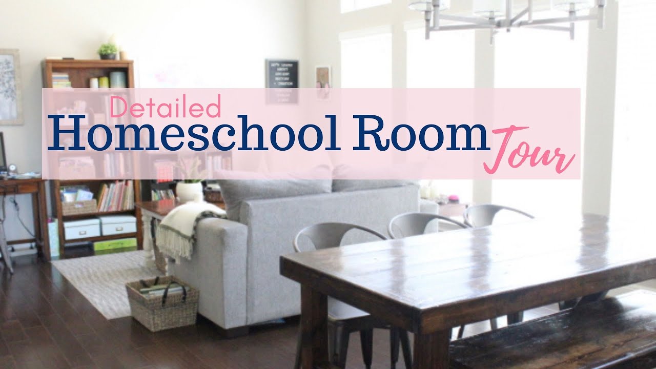 Homeschool Room Tour Update 2023 | Get Organized with Me | Homeschooling in the Living/Dining Room
