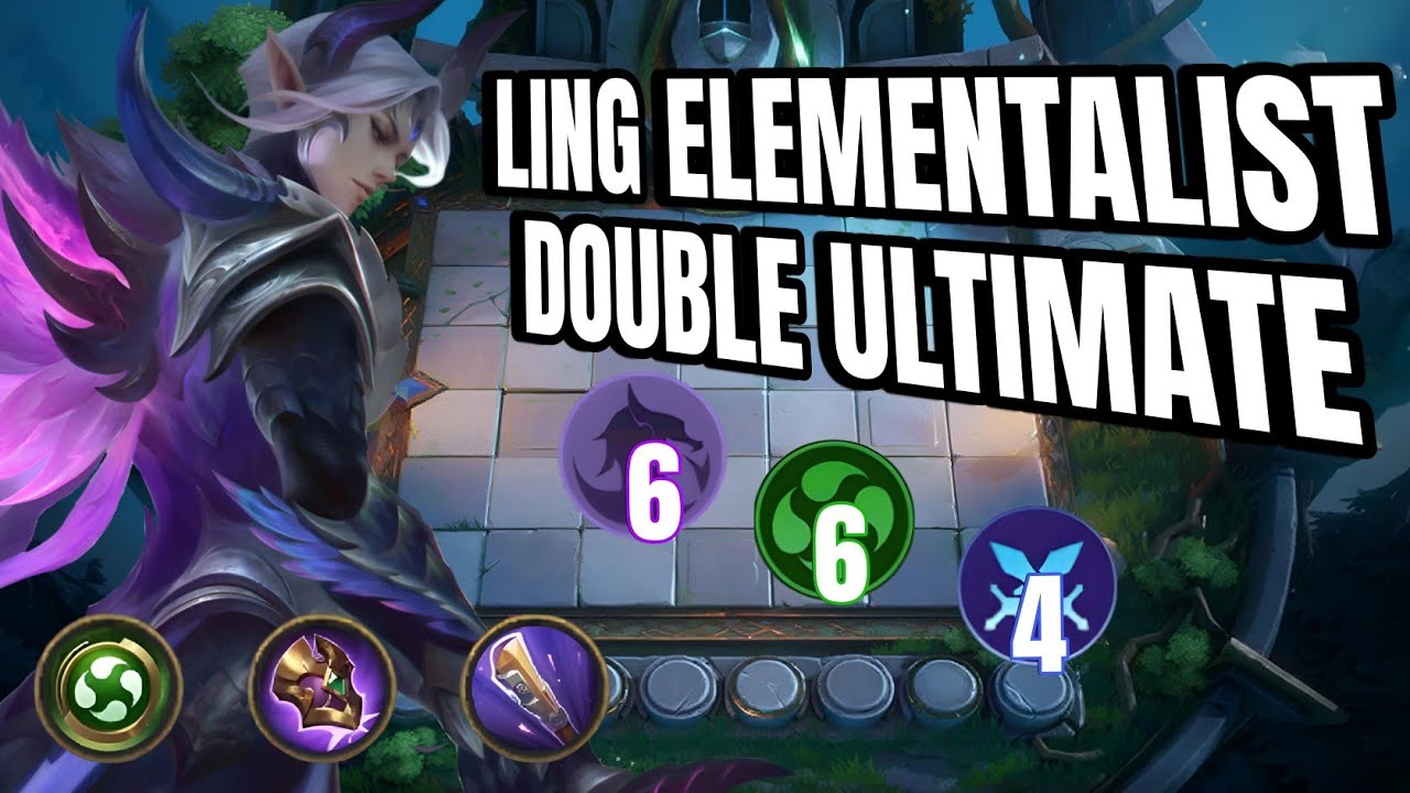 LING ELEMENTALIST Double Ultimate | AUSTUS SKILL 3 | Mlbb Magic Chess