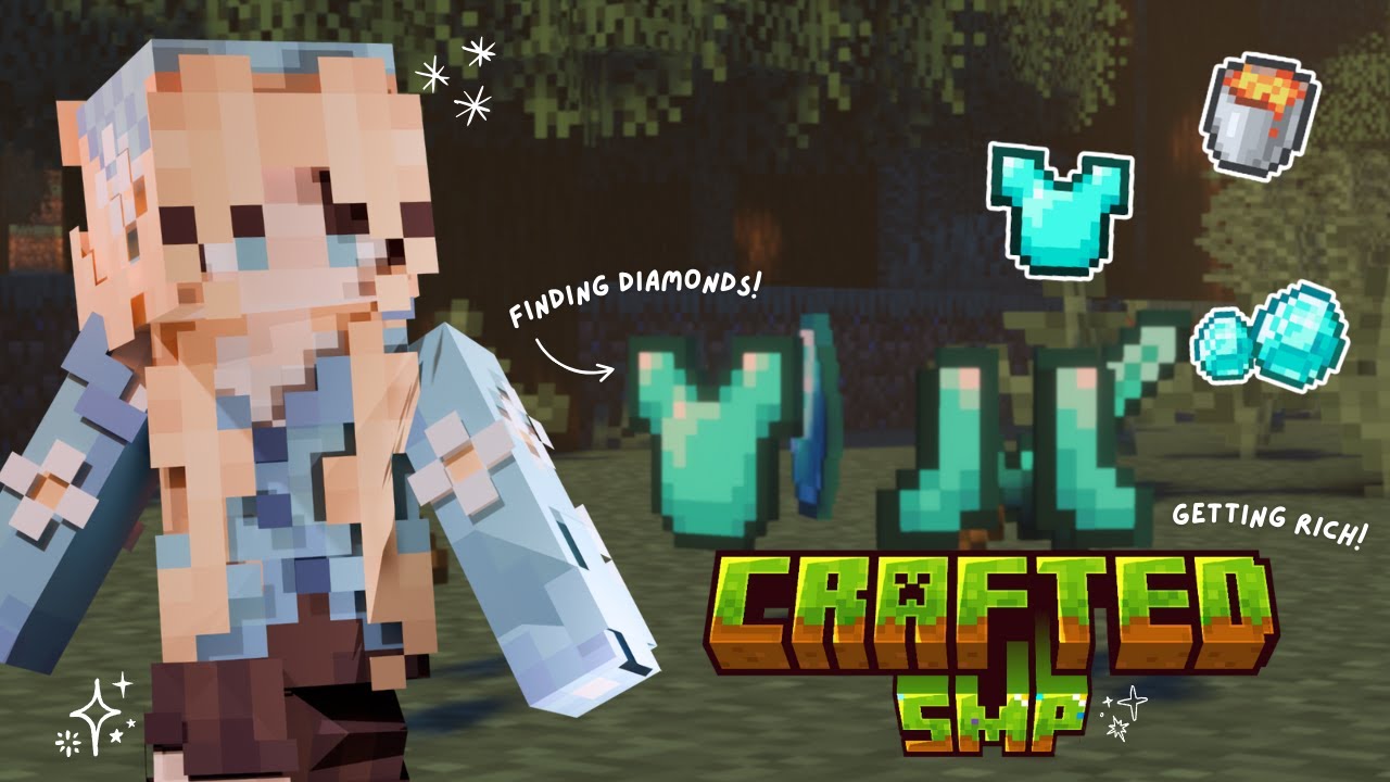 Going mining in Minecraft for the nostalgia! Crafted SMP