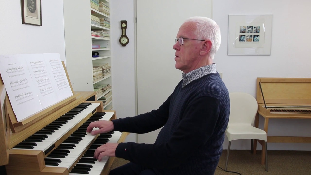 Leo Terlouw speelt op Hauptwerk, sampleset hoofdorgel Laurenskerk, Rotterdam