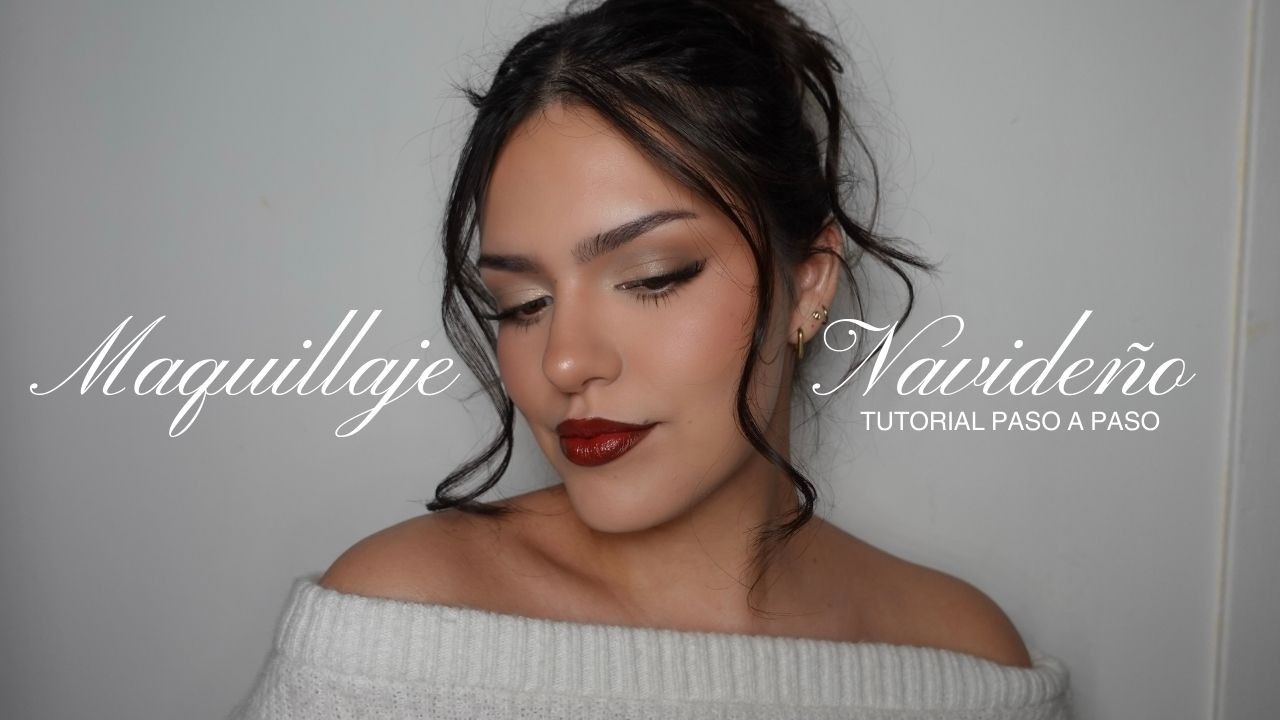 maquillaje navide&ntilde;o 🎄⋆˙⟡ | tutorial paso a paso