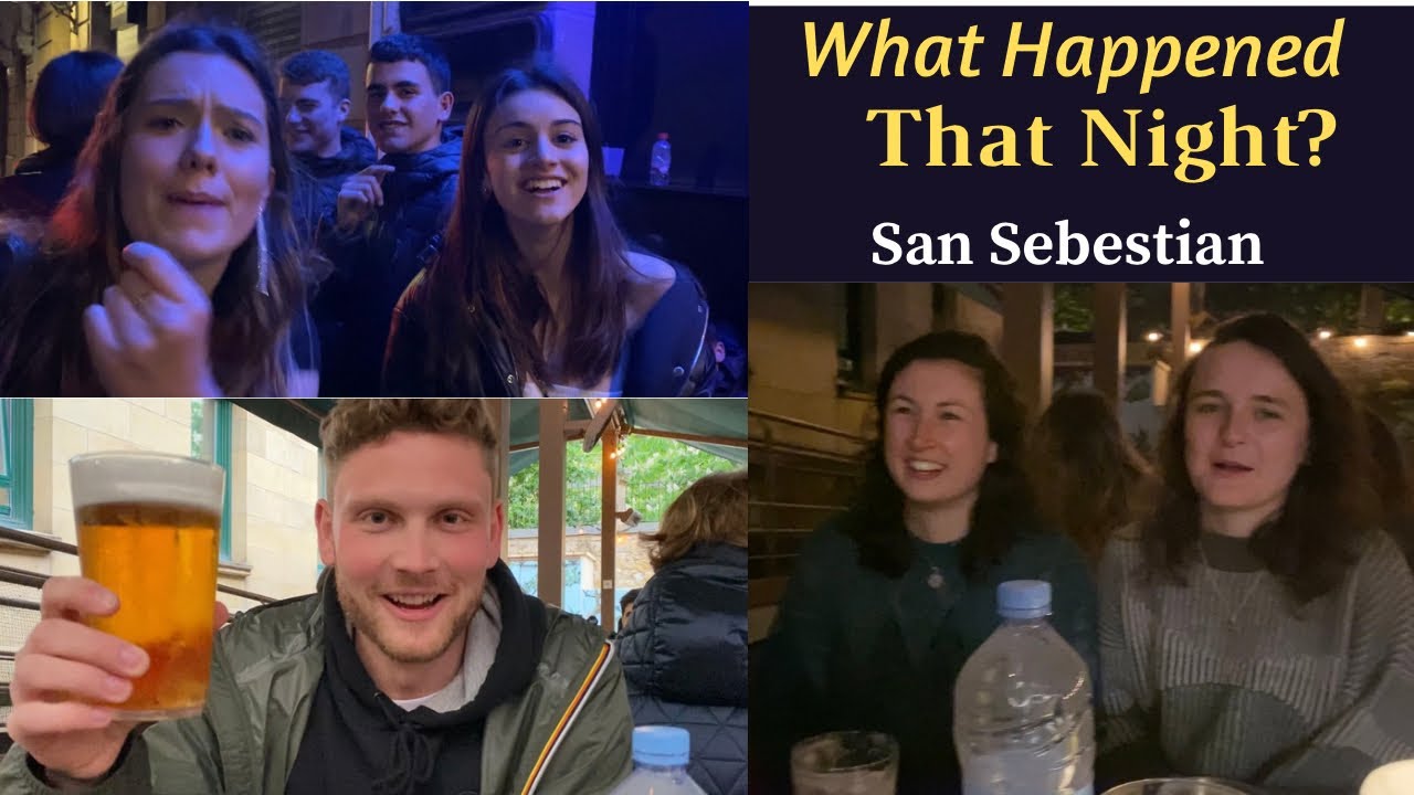 An Adventurous night out |🇪🇸 #sansebestian #spain #travelvlogger