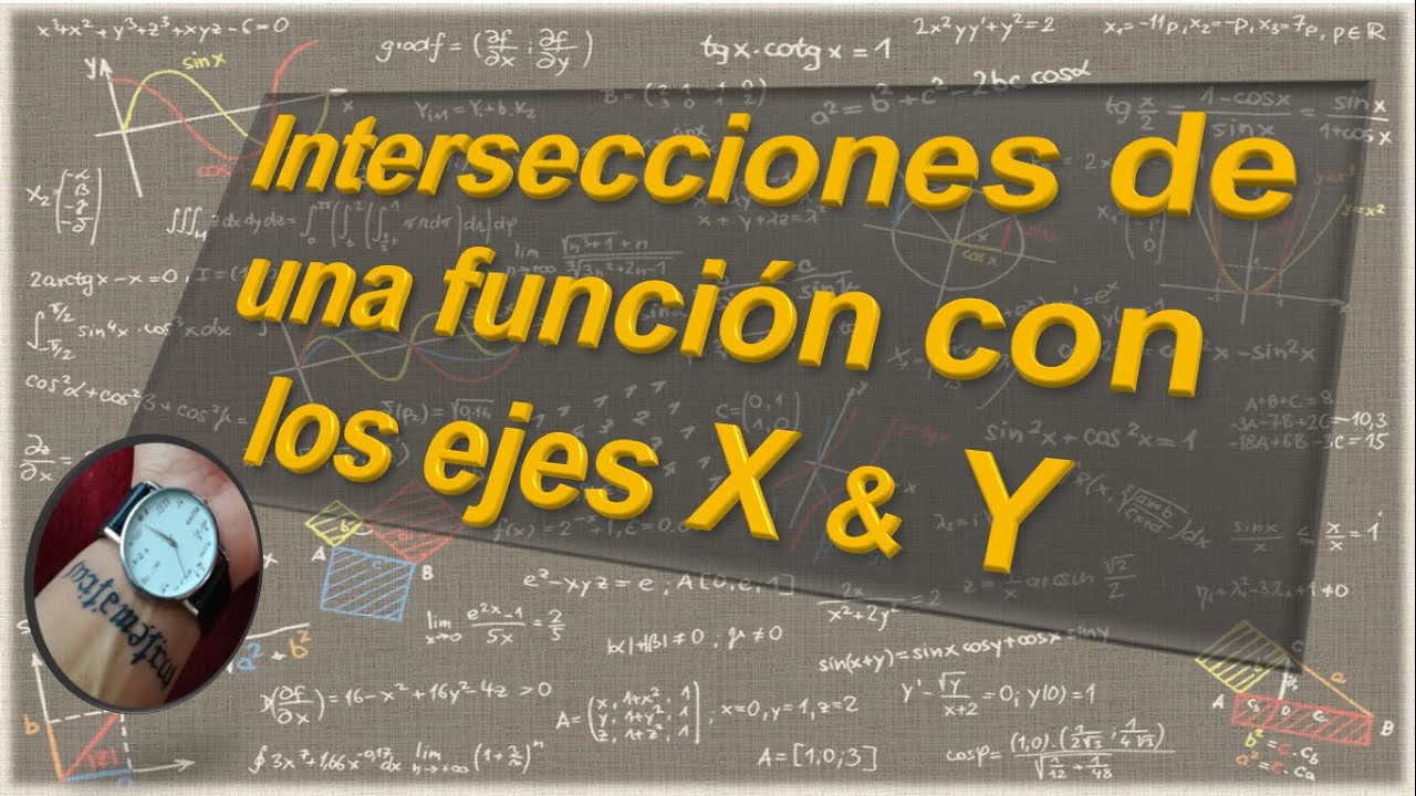 Intersecciones de una función con los ejes X e Y / Función Lineal