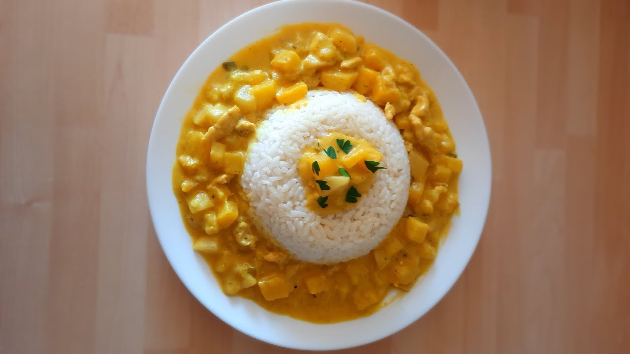 Non avete mai mangiato un piatto di riso cosi buono ,,,Riz Casimir,,, fruttato e cremoso.