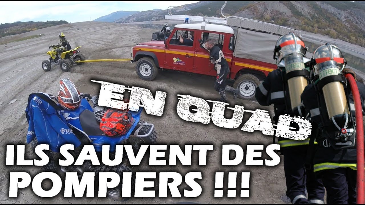 DES QUADS SAUVENT DES POMPIERS!