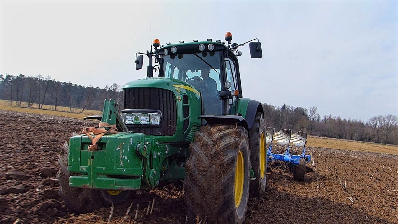Wiosna 2018 | Orka | John Deere 7530P | Lemken