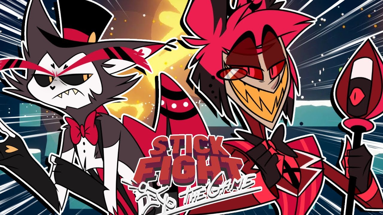 ALASTOR AND HUSK PLAY STICK FIGHT!!