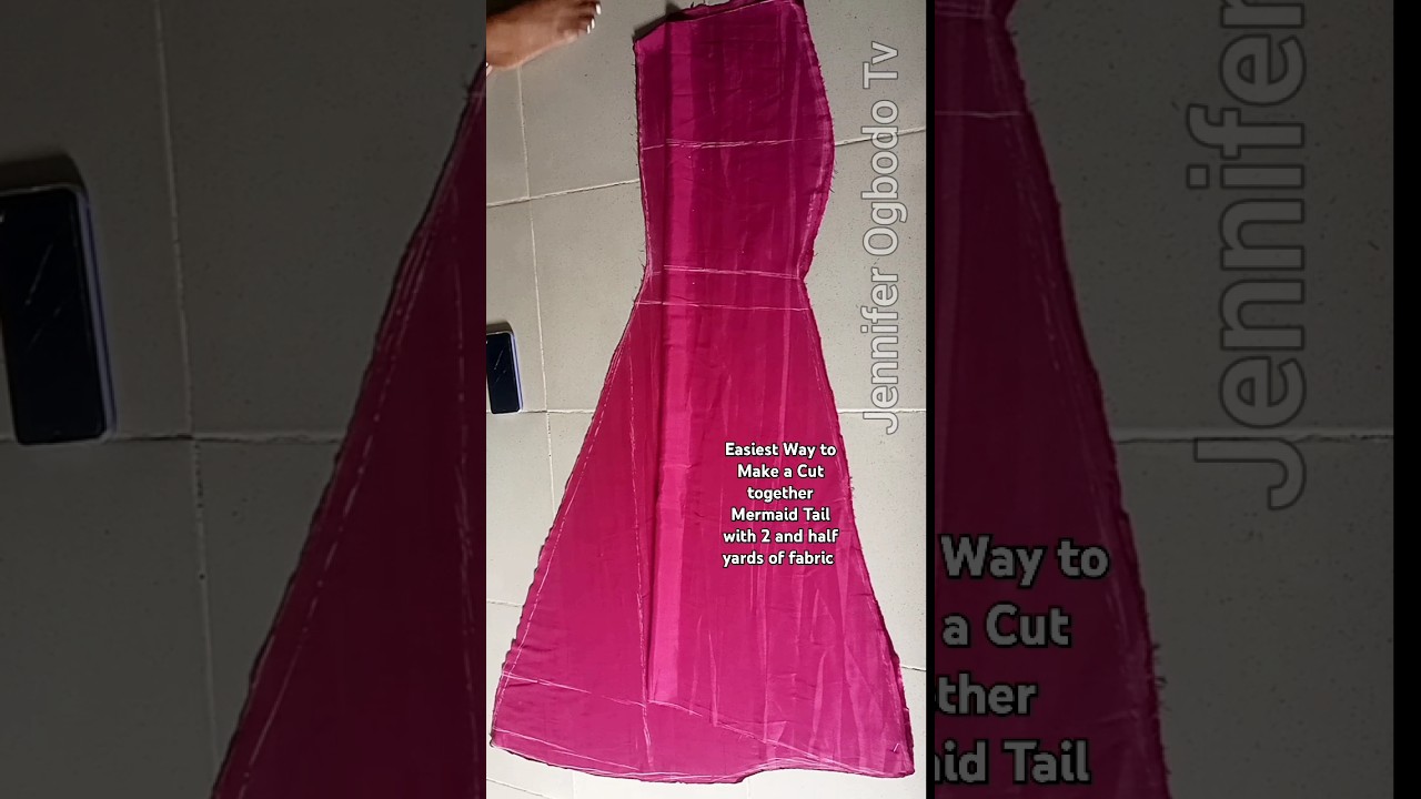 Easiest Way to make a Cut together Mermaid tail
