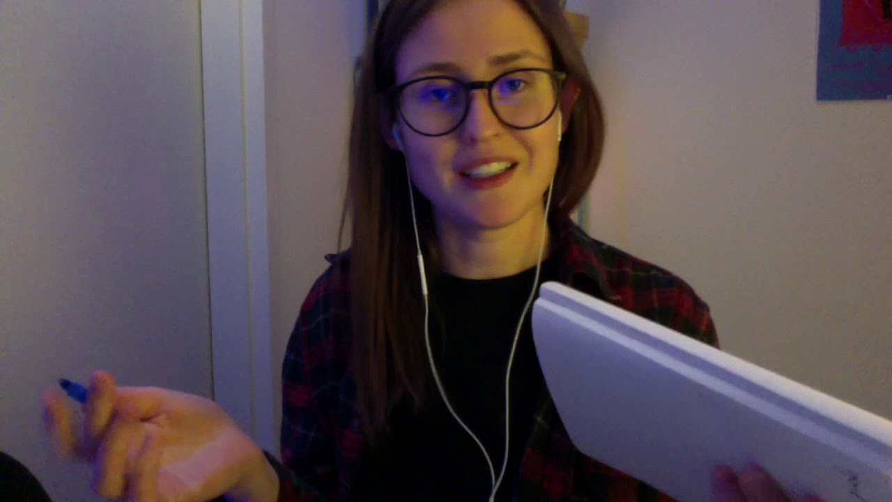 Writing before bed | ASMR