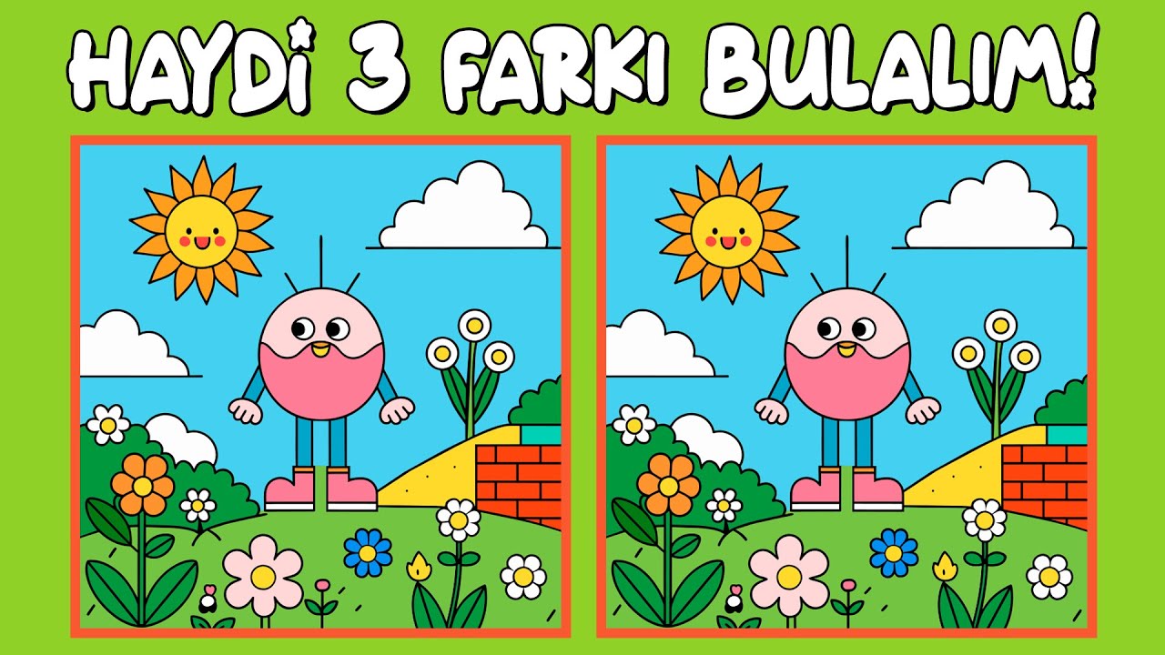 BULABİLTV | 3 FARKI BUL 👀 – BÖLÜM17 | HAYDİ 3 FARKI BULALIM!