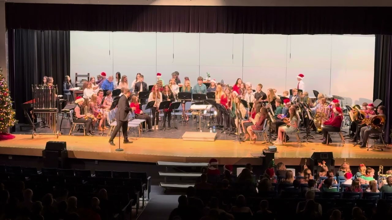 United Local 7th & 8th Grade Bands Christmas Concert 12/8/24