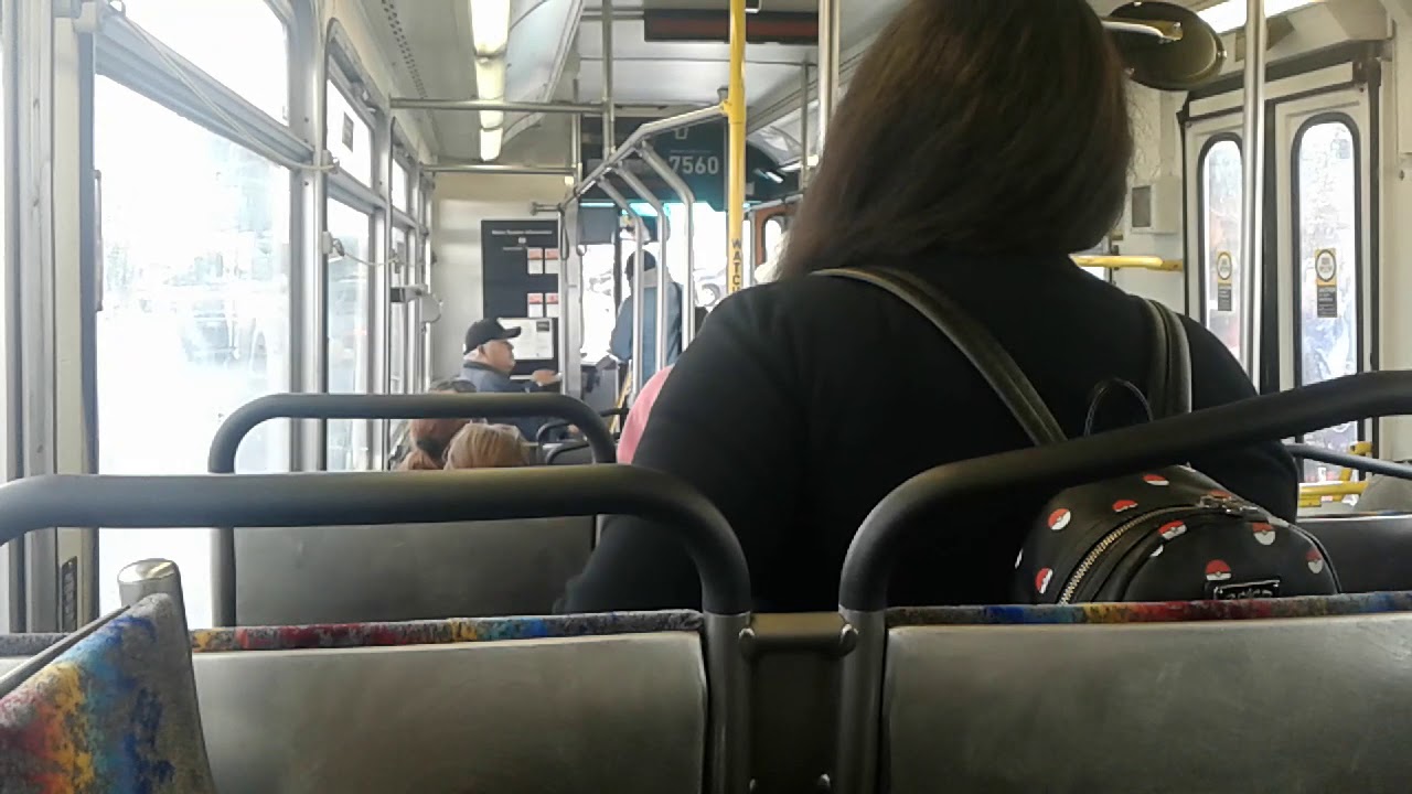 LACMTA Metro Local 2005 NABI 40 LFW #7560 Bus Ride Part 4