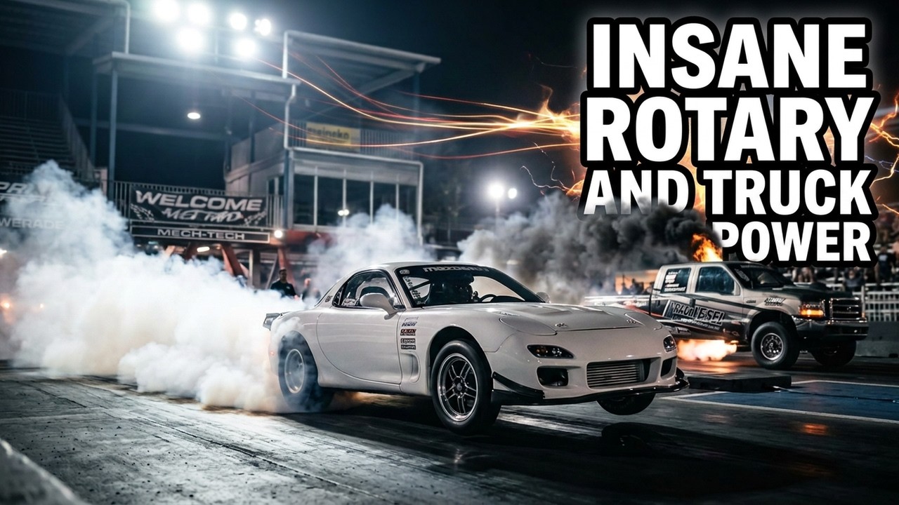 Amazing Rx7 Rotary Power, Truck and more...