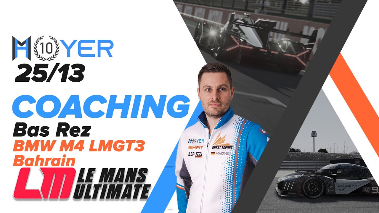 Le Mans Ultimate Coaching - Simracing Academy BMW M4 LMGT3 at Bahrain