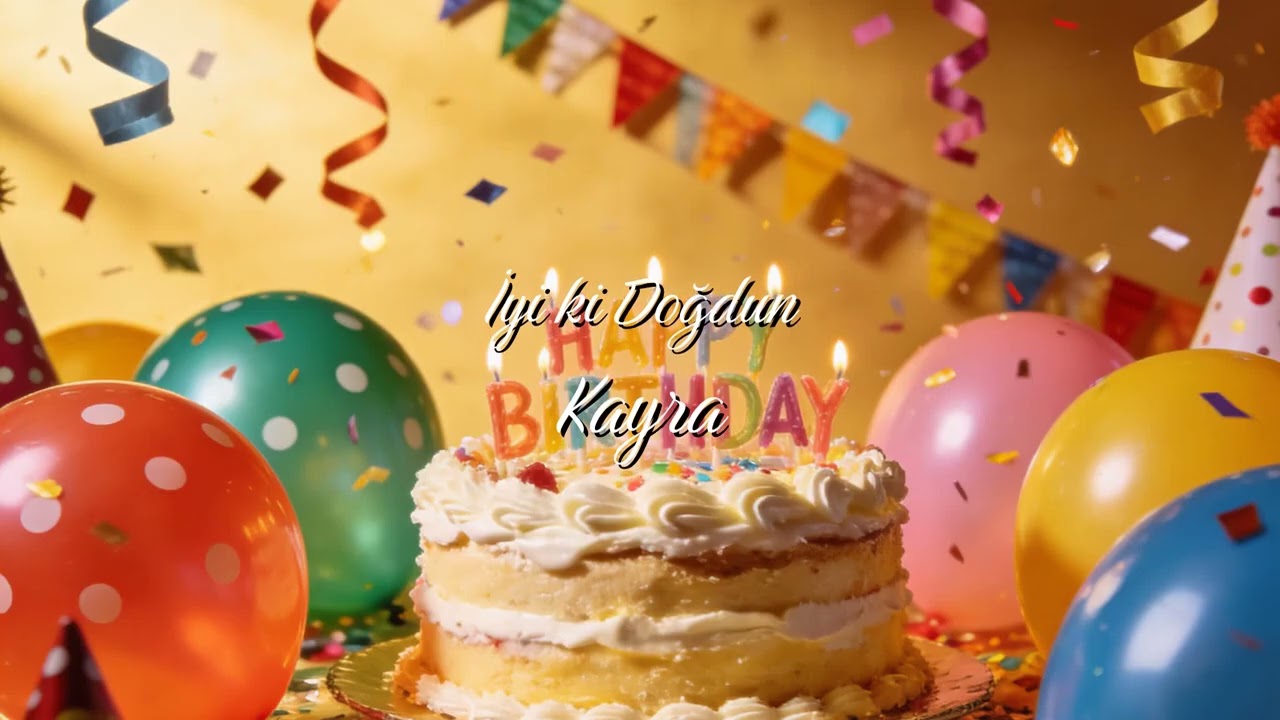 🎉 İyi ki Doğdun Kayra! 🎂 Pop Doğum Günü Şarkısı 🎵