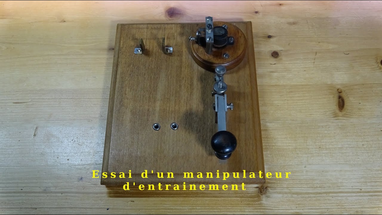 Manipulation télégraphique d'entrainement