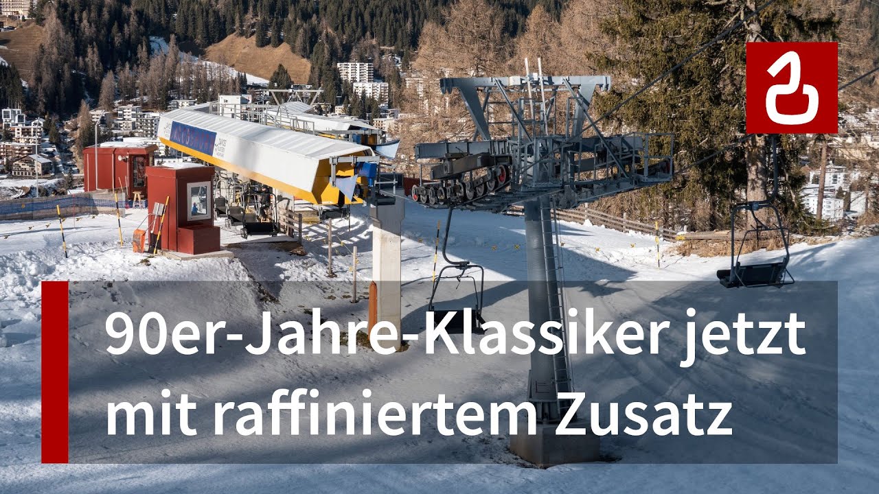 Kompaktexpress in neuem Gewand | Sesselbahn Davos - Carjöl - Fuxägufer am Jakobshorn