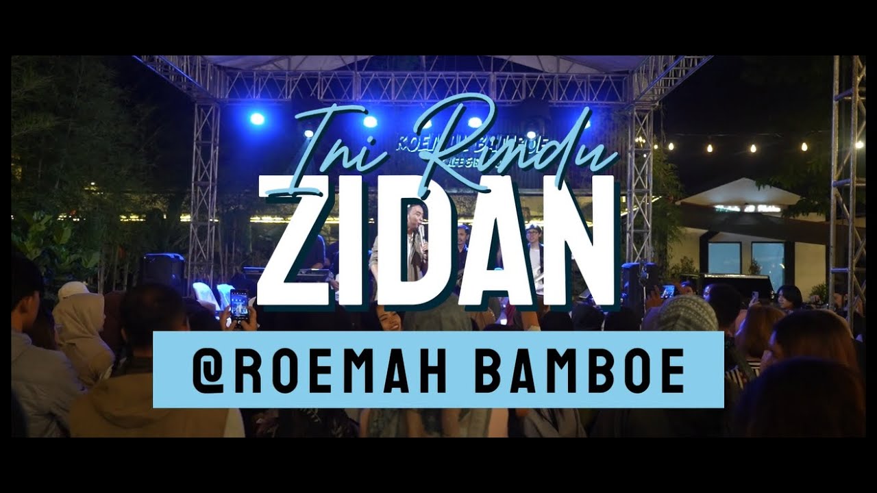 Zinidin Zidan - Ini Rindu (Live @Roemah Bamboe)