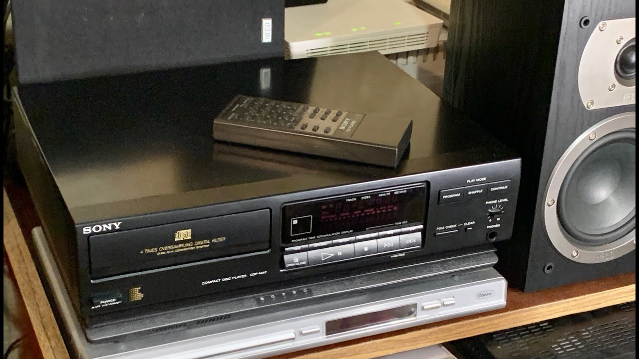 CD Проигрыватель Sony CDP-M47 и усилитель BRZHIFI PAD-M3 (Infineon MERUS &trade; MA12070)