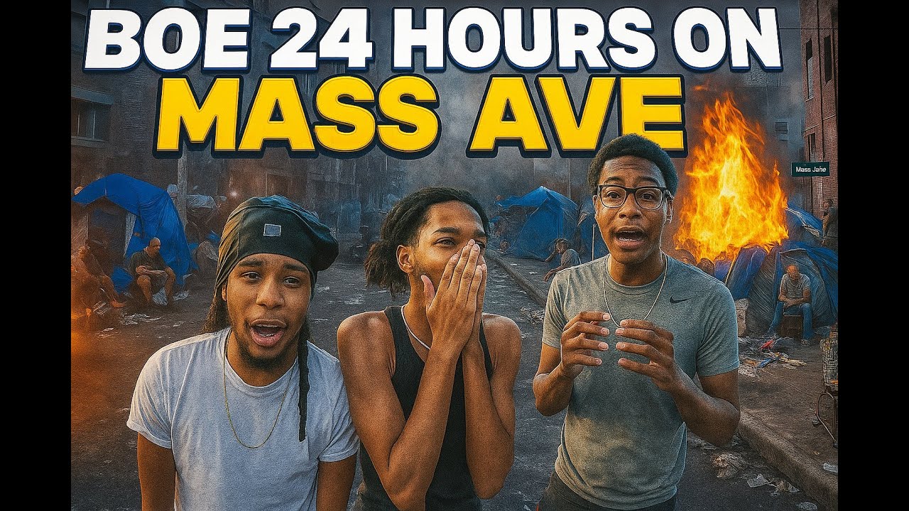 WE SPENT 24 HOURS WITH THE HOMELESS IN BOSTON (MASS AVE)
