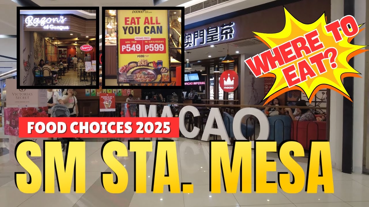 [4K] SM CITY STA MESA - WHERE AND WHAT TO EAT? I Quezon City Philippines I Mall Tour 2025
