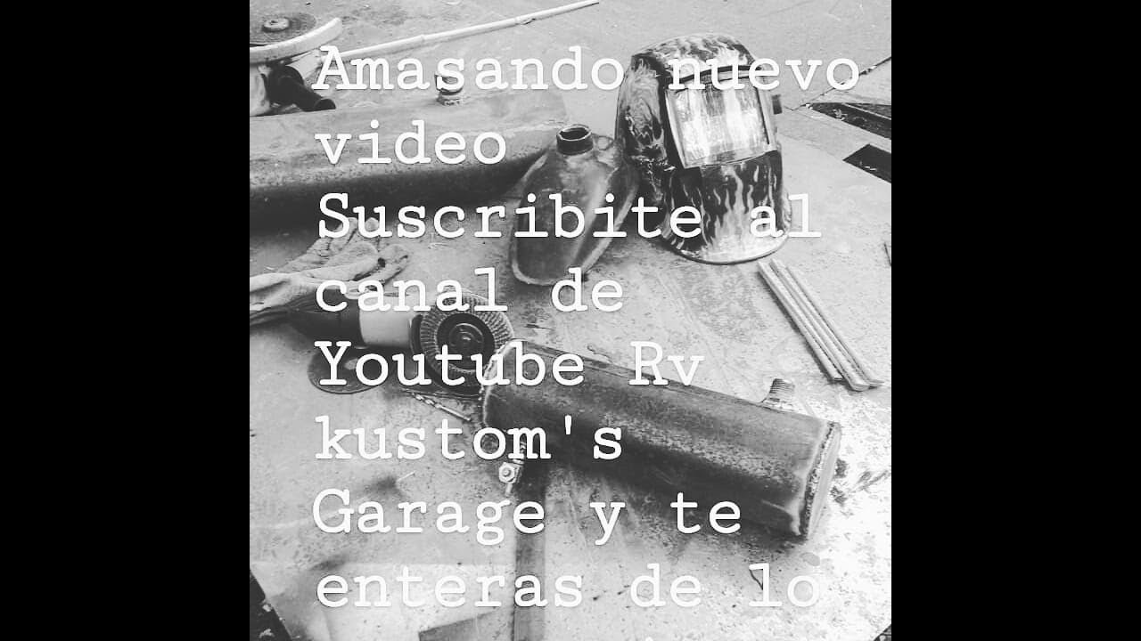COMO* HACER TANQUE DE COMBUSTIBLE* PARA BICIMOTO, build fuel tank, welding tank