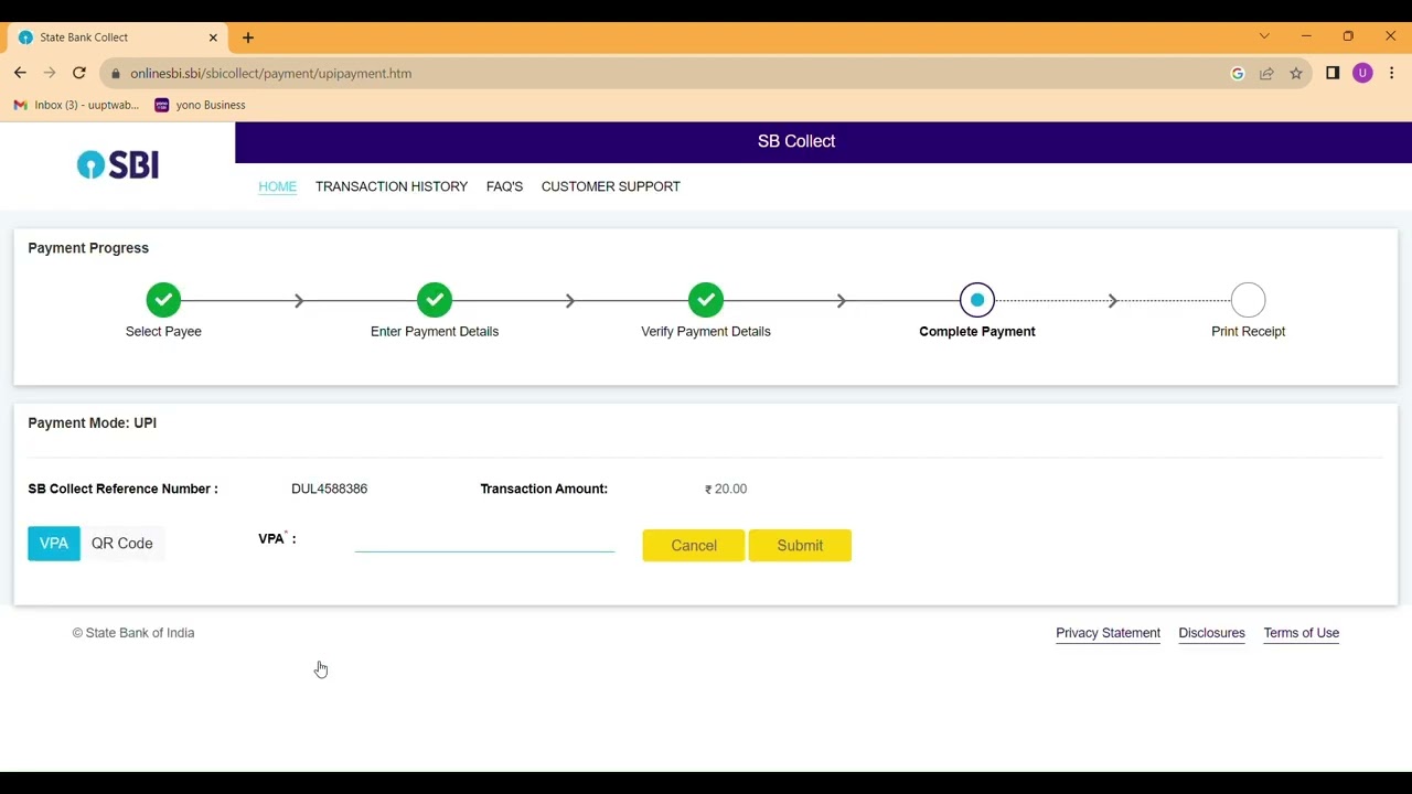খুব সহজে কিভাবে অনলাইনে ( SBI COLLECT  ) অভয় বা PAI পলিসির পেমেন্ট&nbsp;করবেন