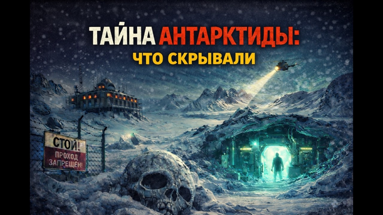 Антарктида: территория запрета. Что нашли там военные, о чём нельзя говорить.