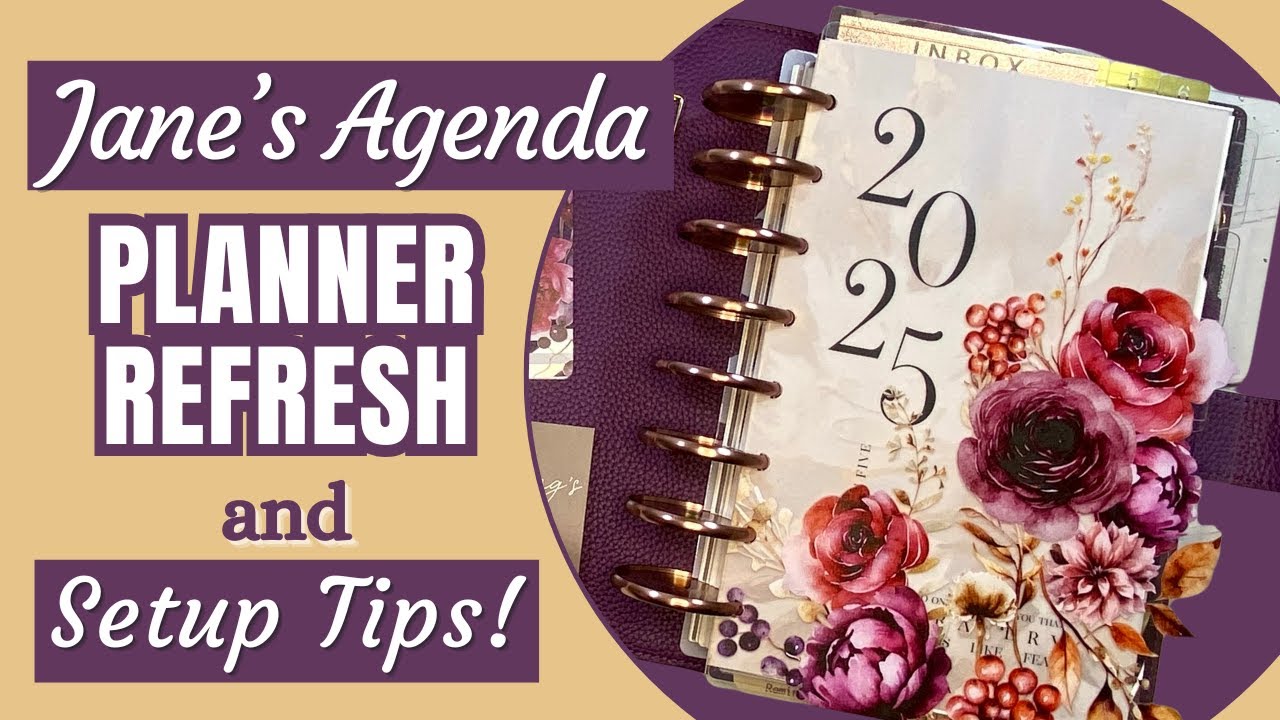 Советы по обновлению и настройке планировщика | Планировщик Jane's Agenda Junior Size Discback