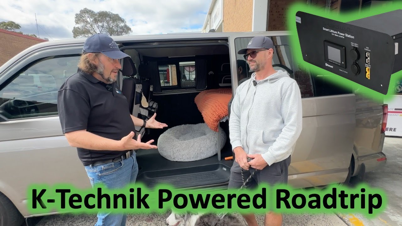 K-technik LiFePO4 Power Station Powers a VW Transporter Road Trip