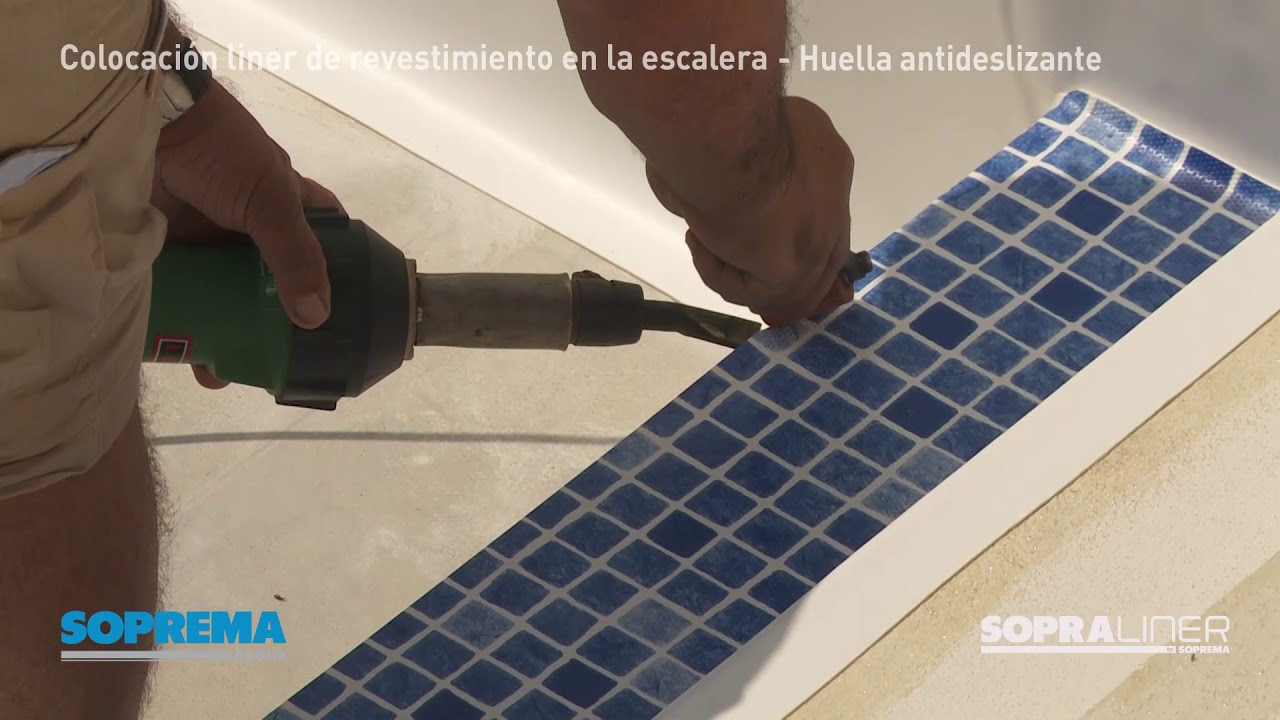 SOPRALINER - Cap 3: colocación liner de revestimiento en la escalera