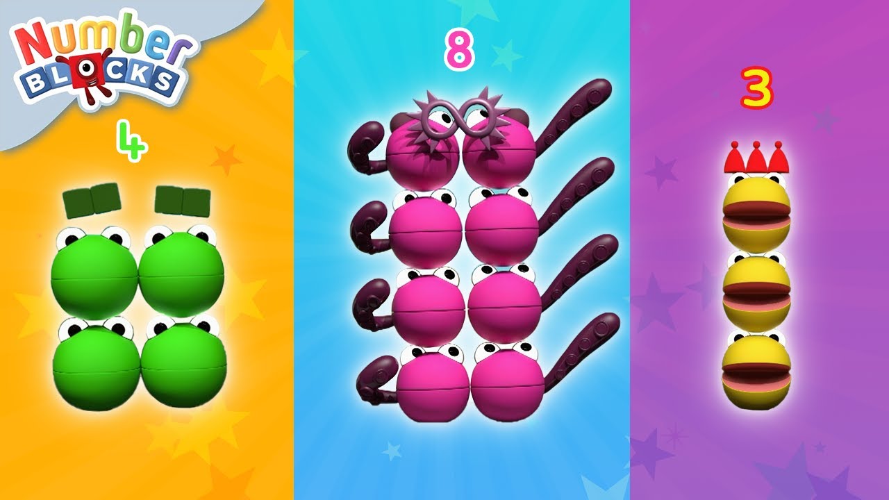 Numberblobs are back! 🔴🟠😎| Multiplication & Addition | Full Episodes | Learn to Count Numberblocks
