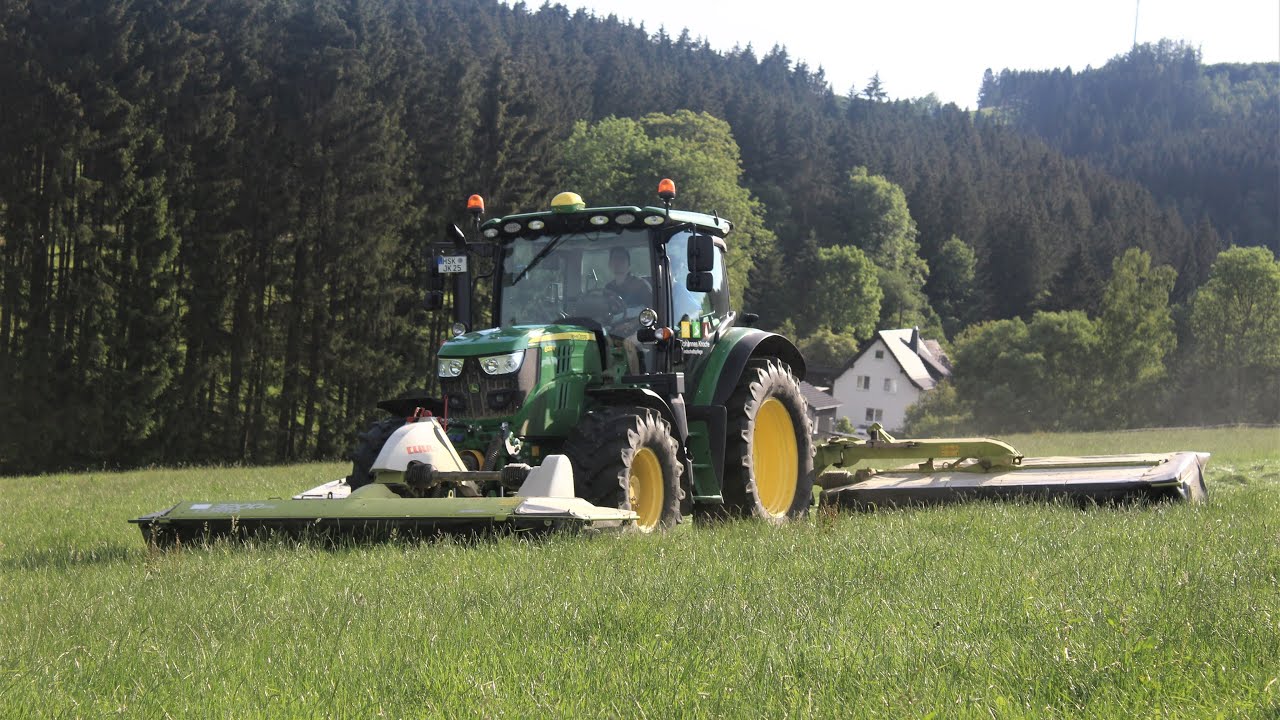 John Deere 6120R//Pöttinger S10// Claas Disco 8400// Erste+Zweite Schnitt