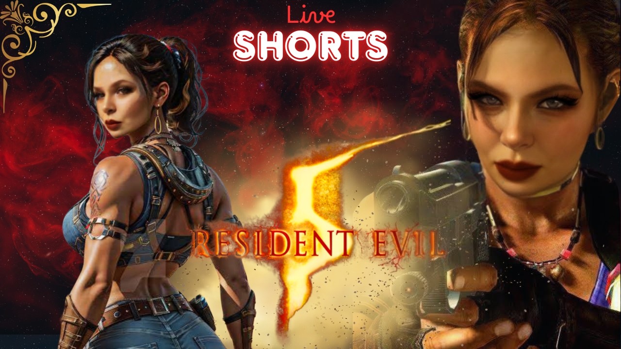 Quinta com Resident Evil 5 - PARTE 2 - DUBLADO EM pt-BR (IA) #liveshorts #livevertical