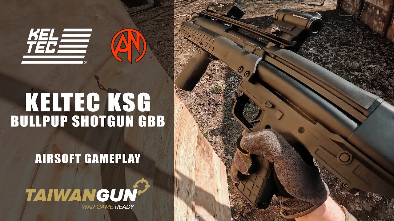 Check out how KelTec KSG Bullpup Shotgun GBB works - @AirsoftNext Gameplay