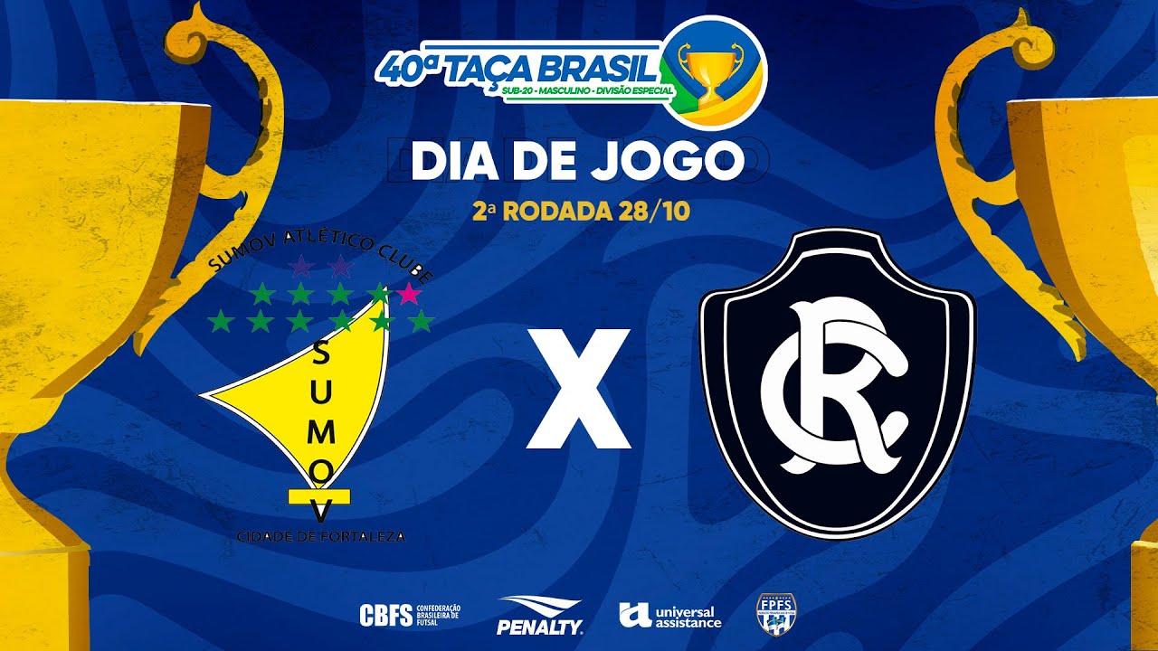 Taça Brasil Sub20 Masc. Especial | Sumov x Clube do Remo | 2ª Rodada | Ao Vivo