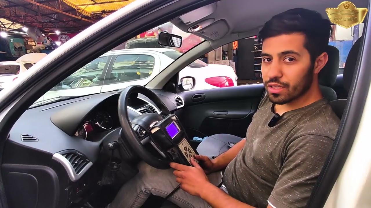 رفع ایراد گاز نخوردن خودروی 207 در تعمیرگاه کاراک