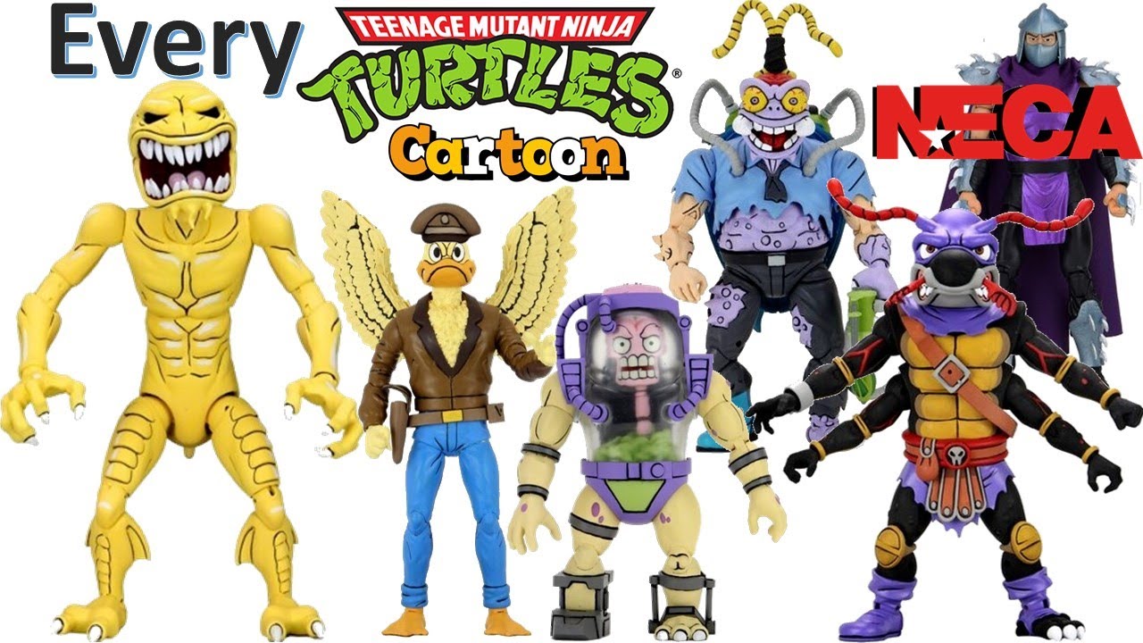 Every NECA TMNT Cartoon Target Exclusive Comparison List Teenage Mutant Ninja Turtles