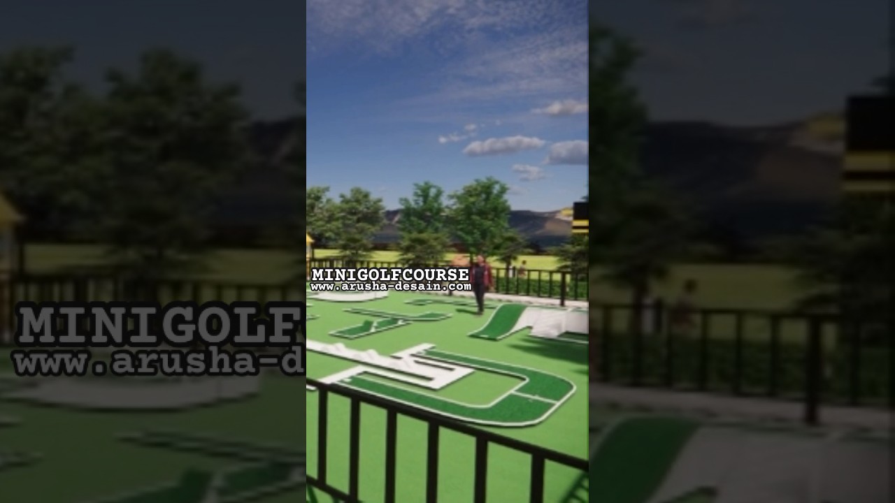 Collection Mini Golf Course Design. 