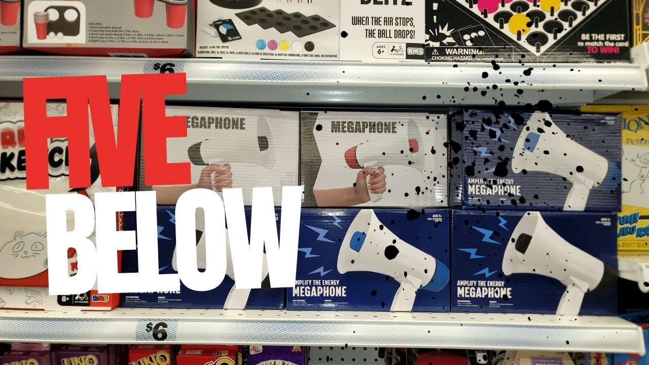 Five BELoW shopping 