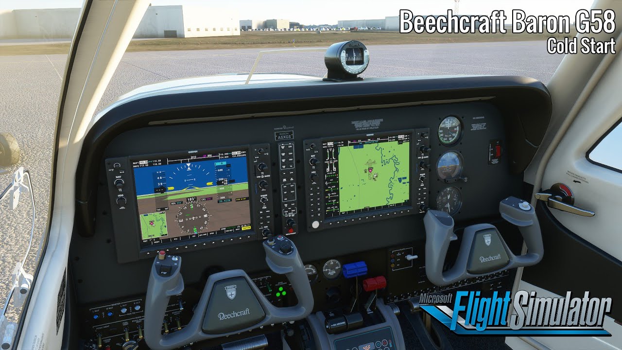 Beechcraft Baron G58 Cold Start - Microsoft Flight Simulator 2020