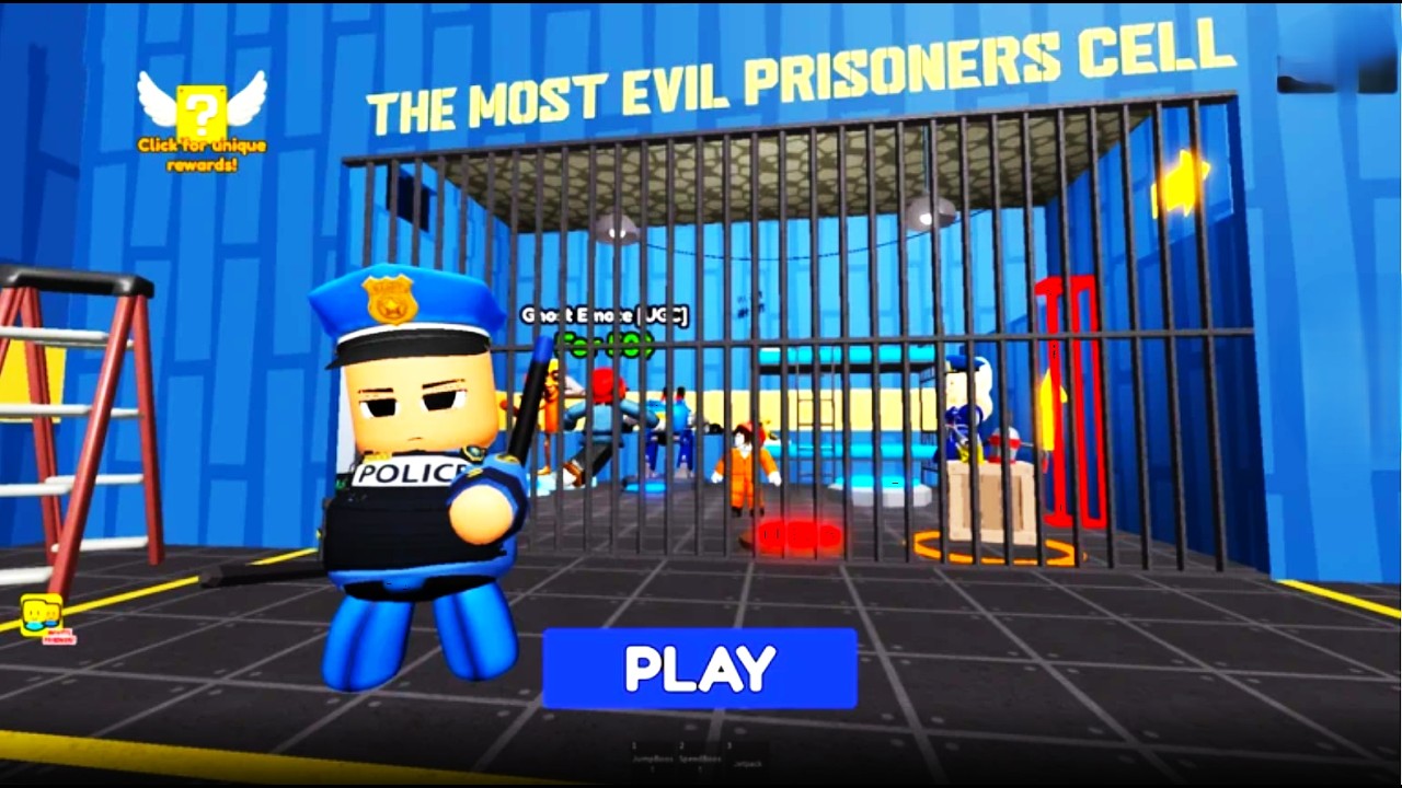 POLICE JUNIOR PLAYER ESCACPE PRISON..#roblox #games #gaming