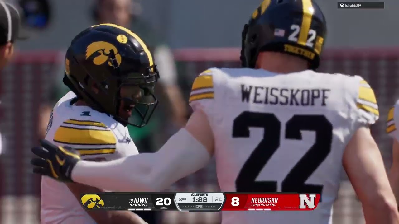 Episode #295 Iowa vs Nebraska | 42–30 Thriller vs @yobabythegoat  | 1v1 Online Gameplay | CFB26