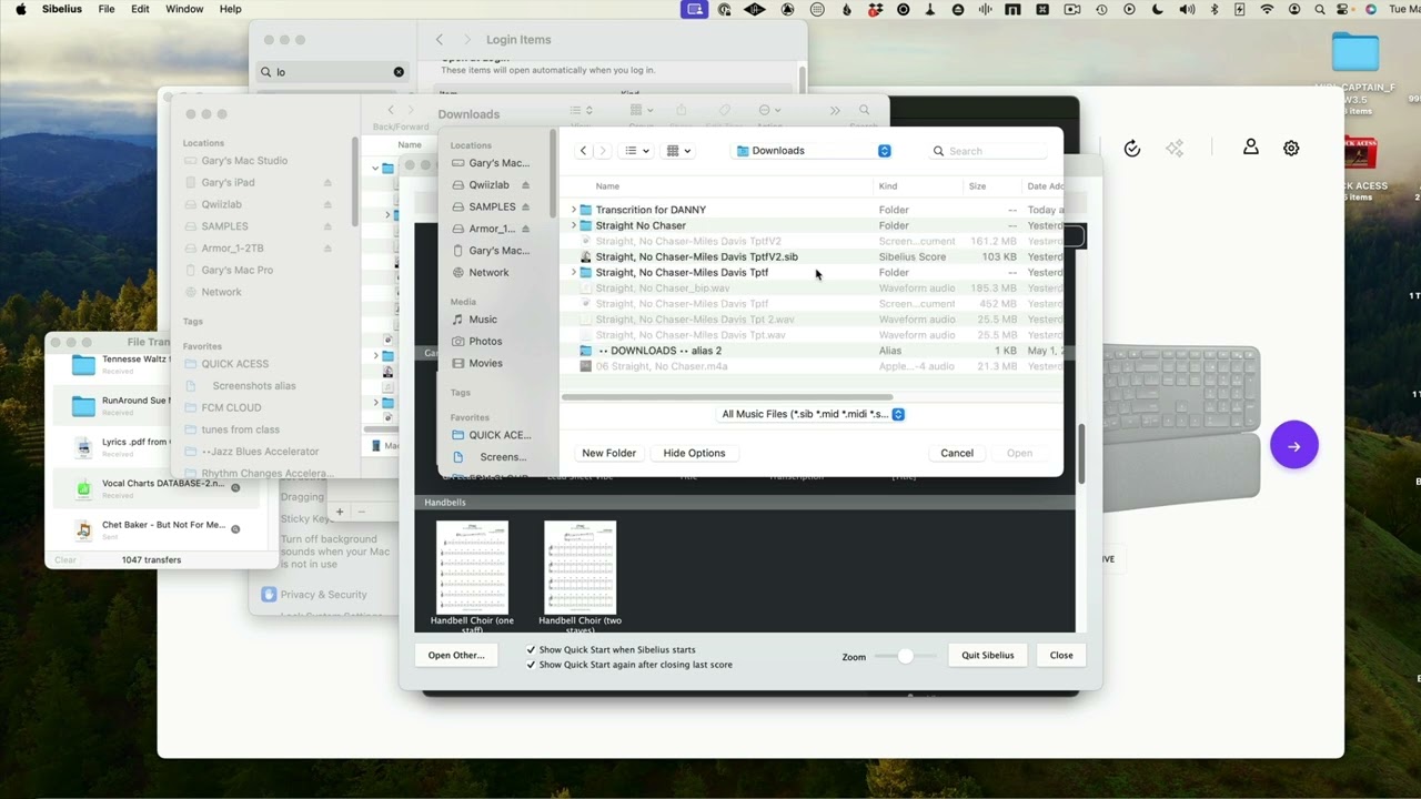 Transcribing music using Logic Pro X & Sibelius