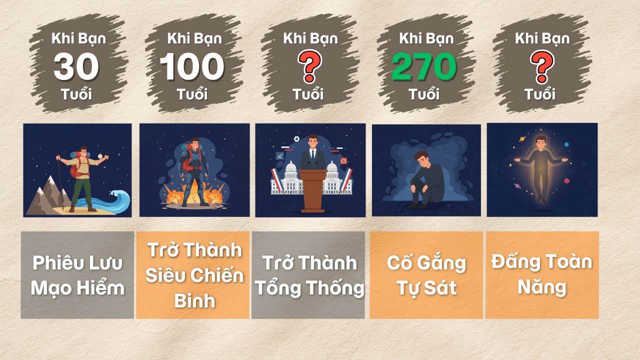 Dòng Thời Gian: Điều Gì Sẽ Xảy Ra Nếu Bạn Trở Nên Bất Tử?